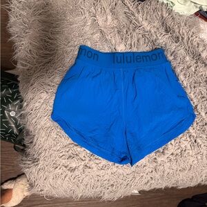lululemon athletica Blue Athletic Shorts
